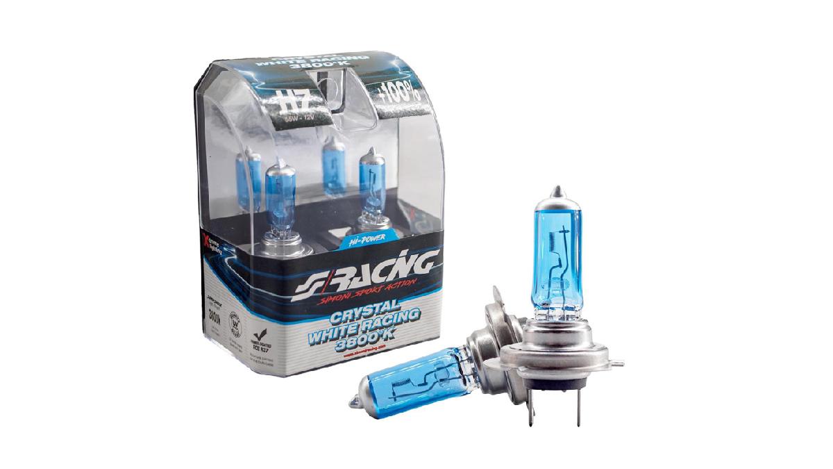 Simoni+Racing+Ampoules+Halog%C3%A8ne+%27Crystal+White+Racing%27+H7+%283800K%29+12V%2F55W%2C+set+de+2+pi%C3%A8ces+ECE-R37